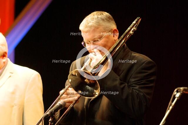 Mark Nightingale, Brecon Jazz Festival, Powys, Wales, 2008. Artist: Brian O'Connor