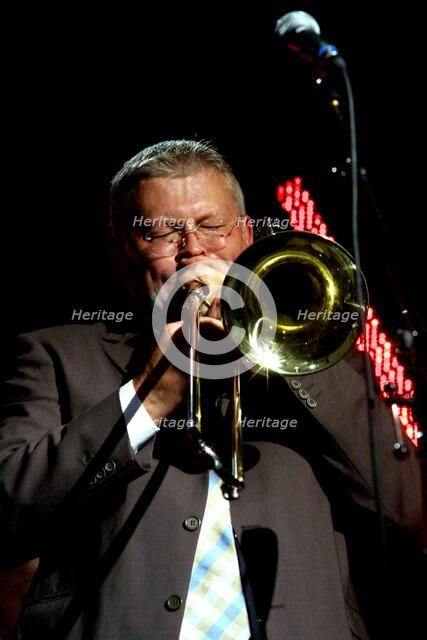 Mark Nightingale, Brecon Jazz Festival, Powys, Wales, 2008. Artist: Brian O'Connor
