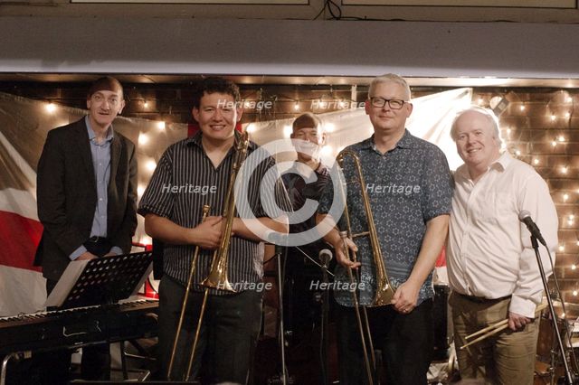Mark Nightingale Quintet, Splash Point Jazz, The Fishermans Eastbourne, 30th June 2021. Creator: Brian O'Connor.