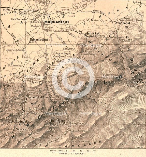 ''Maroc ou Marrakech et la Haut Atlas; Afrique du nord', 1914. Creator: Unknown.