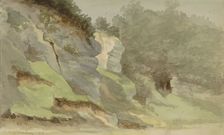 Marl wall in Valkenburg, 1893. Creator: Anna Catharina Maria van Eeghen