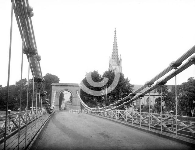 Marlow Bridge, Buckinghamshire, c1860-c1922. Artist: Henry Taunt.