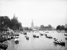 Marlow regatta, Buckinghamshire, 1885. Artist: Henry Taunt