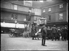 Marlowe Memorial, Buttermarket, Canterbury, Kent, 1904. Creator: Katherine Jean Macfee