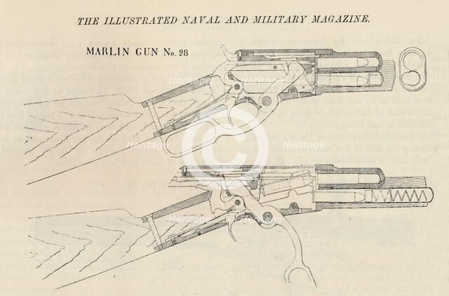Marlin Gun No. 28, 1884. Artist: Unknown