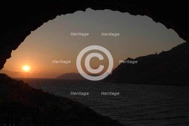 Marmari sunset, Turkey, 2003. Creator: Ethel Davies.