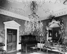 Marsden J. Perry home, Providence, Rhode Island. Interior scene, detail..., between 1900 and 1950. Creator: Frances Benjamin Johnston