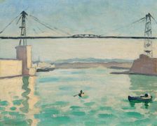 Marseille, le Pont transbordeur, c 1916. Creator: Marquet, Pierre-Albert (1875-1947)