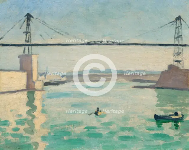 Marseille, le Pont transbordeur, c 1916. Creator: Marquet, Pierre-Albert (1875-1947).