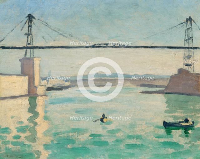 Marseille, le Pont transbordeur, c 1916. Creator: Marquet, Pierre-Albert (1875-1947).