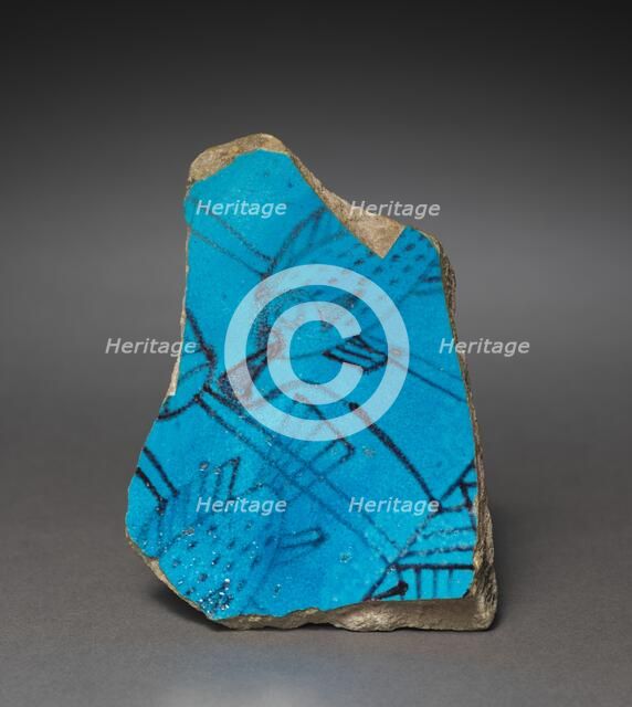 Marsh Bowl Fragment, 1479-1429 BC. Creator: Unknown.