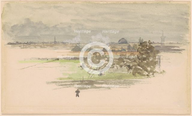Marsh in Zeeland, c. 1900. Creator: James Abbott McNeill Whistler.