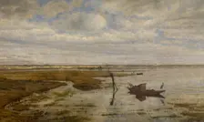 Marsh near Putte, 1882. Creator: Jean Pierre François Lamoriniere