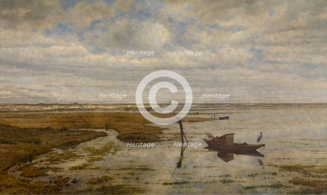 Marsh near Putte, 1882. Creator: Jean Pierre François Lamoriniere.