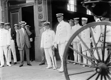 Marshal-Admiral the Marquis Togo Heihachiro and Captain John H. Gibbons...Annapolis, Maryland, 1911. Creator: Harris & Ewing