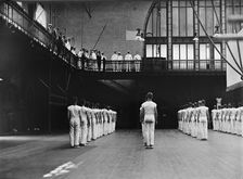 Marshal-Admiral...Togo Heihachiro and Captain John H. Gibbons, U.S.Navy, Annapolis, Maryland, 1911. Creator: Harris & Ewing