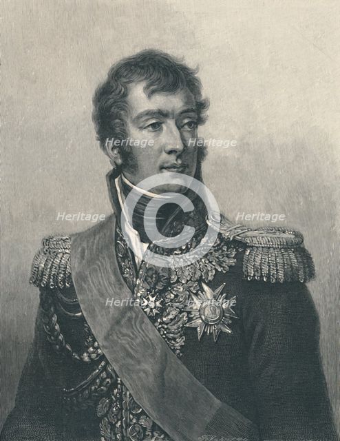 'Marshal August-Frédéric-Louis Viesse De Marmont, Duke of Ragusa', c1810, (1896).  Artist: T Johnson.