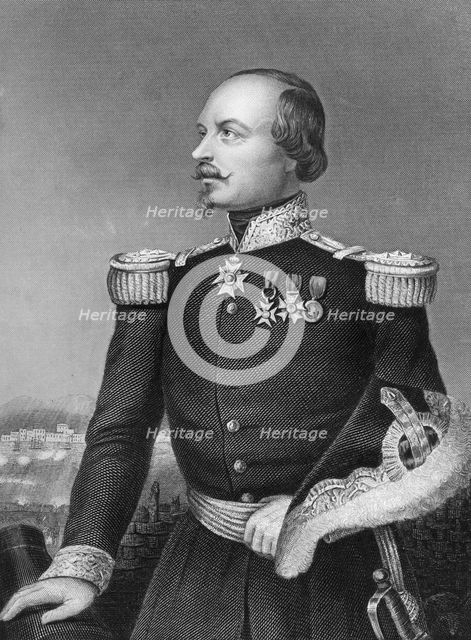Marshal Canrobert, French soldier, 1857. Artist: DJ Pound