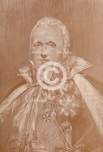 'Marshal Claude-Victor Perrin, Duke of Belluno', 1808, (1896). Artist: Unknown.