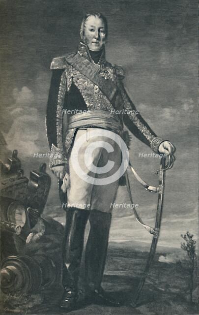 'Marshal Édouard-Adolphe-Casimir-Joseph Mortier, Duke of Treviso', c1810, (1896). Artist: Ernst Heinemann.