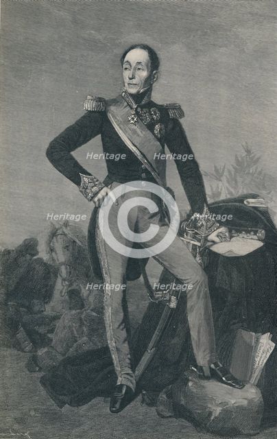 'Marshal Emmanuel, Marquis De Grouchy', c1834, (1896). Artist: Henry Wolf.