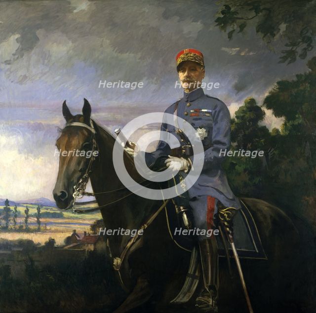 Marshal Ferdinand Foch, 1920. Creator: Edmund Charles Tarbell.