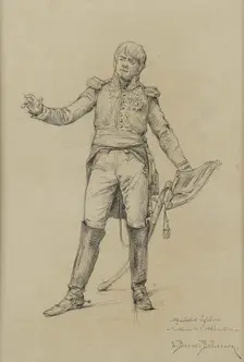 Marshal François-Joseph Lefebvre (1755-1820) during the Abdication of Napoleon, 1814
