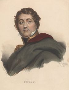 Marshal General Nicolas Jean-de-Dieu Soult, 1835. Artist: Anonymous