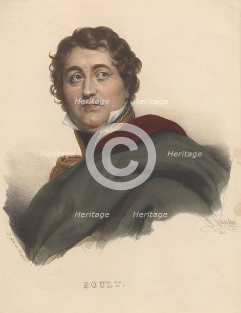 Marshal General Nicolas Jean-de-Dieu Soult, 1835. Artist: Anonymous  