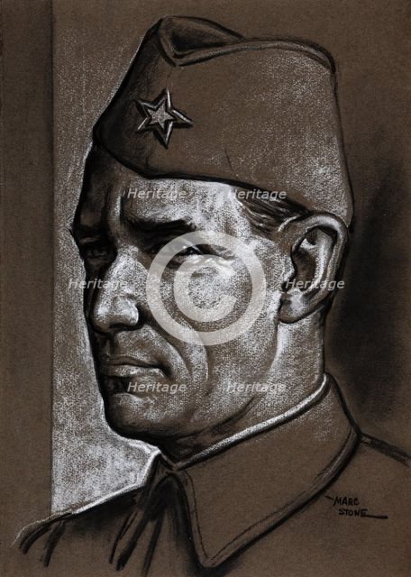 Marshal Josip Broz Tito, between 1939 and 1946. Creators: Central Office of Information, Marc Stone.