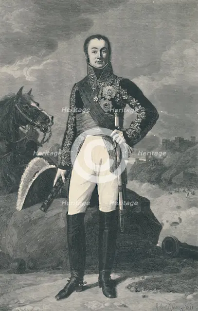 'Marshal Nicolas-Charles Oudinot, Duke of Reggio', 1811, (1896). Artist: Henry Wolf.