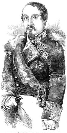 Marshal O'Donnell, the Spanish Minister of War, 1854. Creator: Unknown