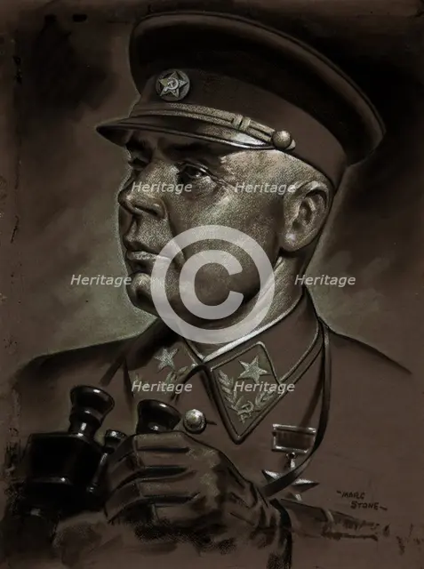 Marshal Semyon Timoshenko, between 1939 and 1946. Creators: Central Office of Information, Marc Stone.