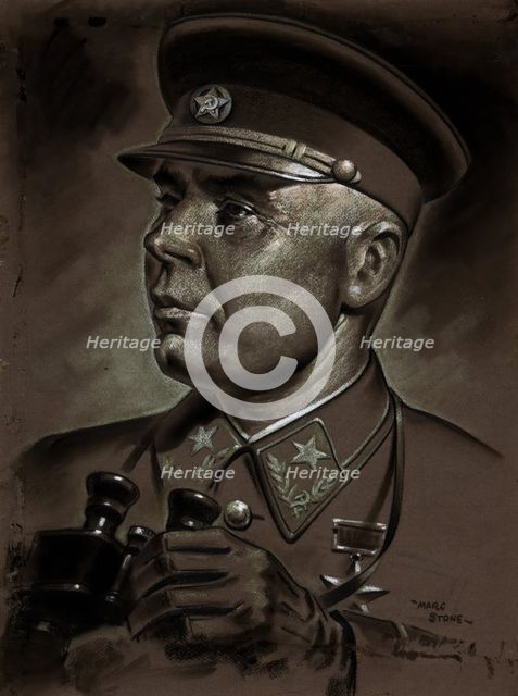 Marshal Semyon Timoshenko, between 1939 and 1946. Creators: Central Office of Information, Marc Stone.