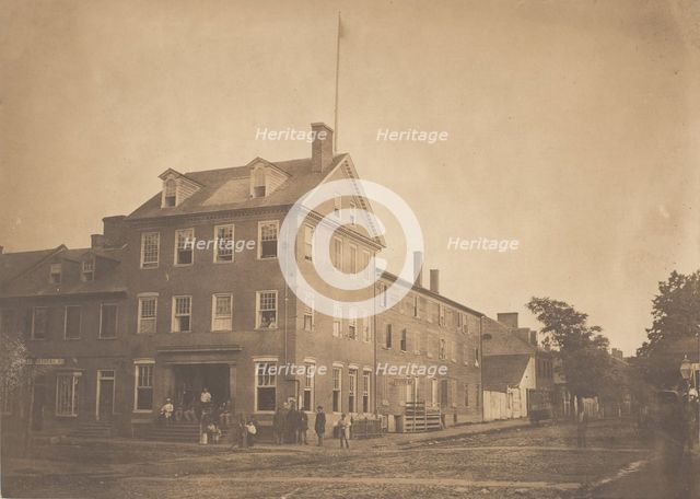 Marshall House, Alexandria, Virginia, 1861. Creator: Egbert Guy Fowx.