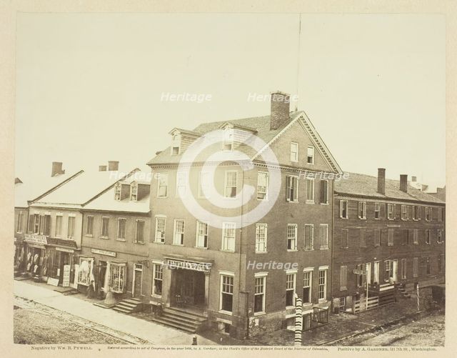 Marshall House, Alexandria, Virginia, August 1862. Creator: William R. Pywell.