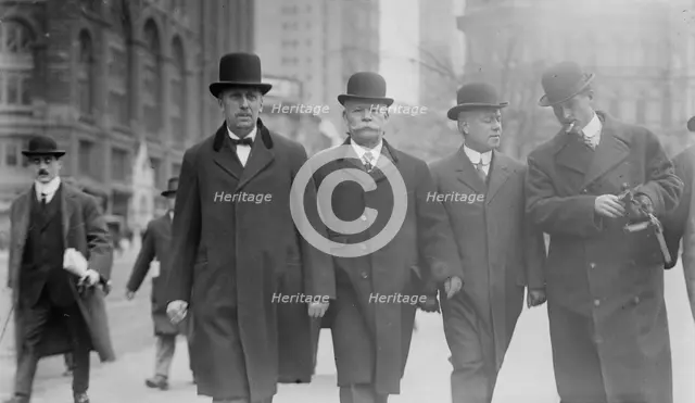 Marshall Henkel, Jose Santos Zelaya, W.G. Dempsey, 1913. Creator: Bain News Service.