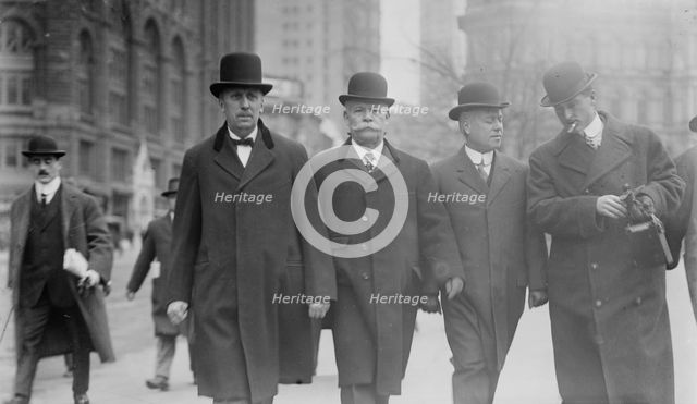 Marshall Henkel, Jose Santos Zelaya, W.G. Dempsey, 1913. Creator: Bain News Service.