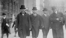 Marshall Henkel, Jose Santos Zelaya, W.G. Dempsey, 1913. Creator: Bain News Service