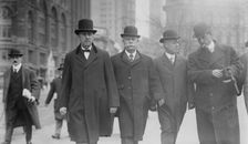 Marshall Henkel, Jose Santos Zelaya, W.G. Dempsey, 1913. Creator: Bain News Service