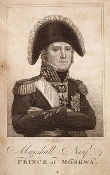 Marshall Ney, Prince of Moskwa, c1800, (1816). Creator: J. Kennerly