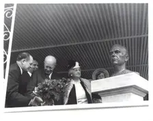 Marshall Space Flight Center dedication, USA, September 8, 1960. Creator: NASA