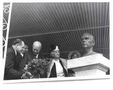 Marshall Space Flight Center dedication, USA, September 8, 1960. Creator: NASA