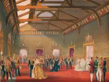 Marshalling The Procession of the Bride 1863. Artist: Robert Dudley
