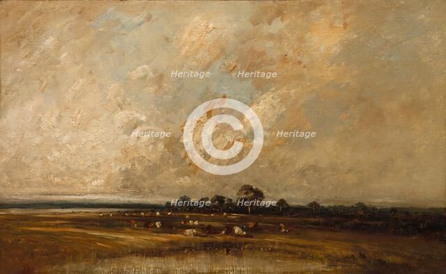 Marshland, 1860s-1870s. Creator: Jules Dupré (French, 1811-1889).