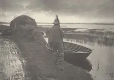 Marshman Going to Cut Schoof-Stuff, 1886. Creators: Dr Peter Henry Emerson, Thomas Frederick Goodall
