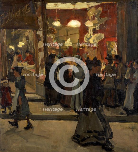 Mars's hat shop at the Nieuwendijk in Amsterdam, 1893.