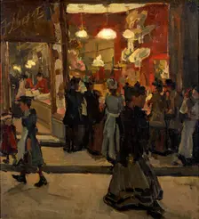 Mars's hat shop at the Nieuwendijk in Amsterdam, 1893