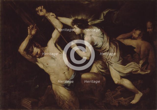 Marsyas and Apollo. Artist: Anonymous  