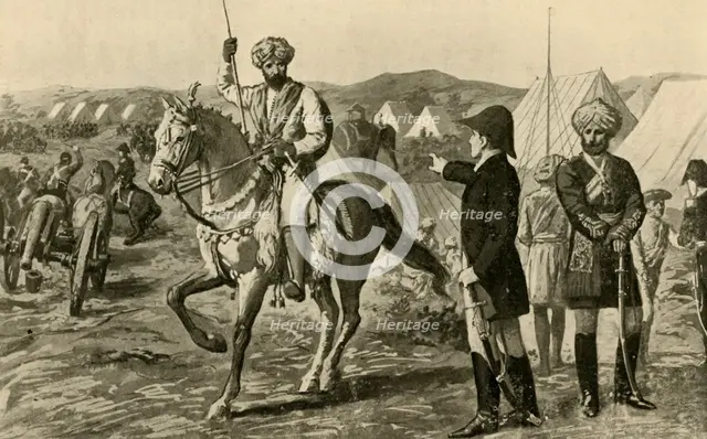 'Marquess Wellesley and the Nizam', (1902). Creator: Unknown.